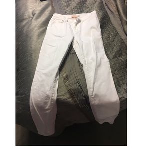 Tory Burch Skinny White Jeans